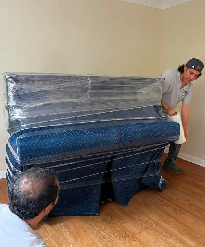 Ottawa Next Movers team following a professional piano moving process